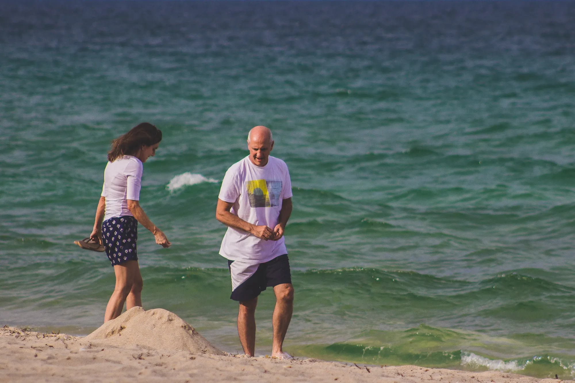 Two on the shore. Misc photography, South Florida.
