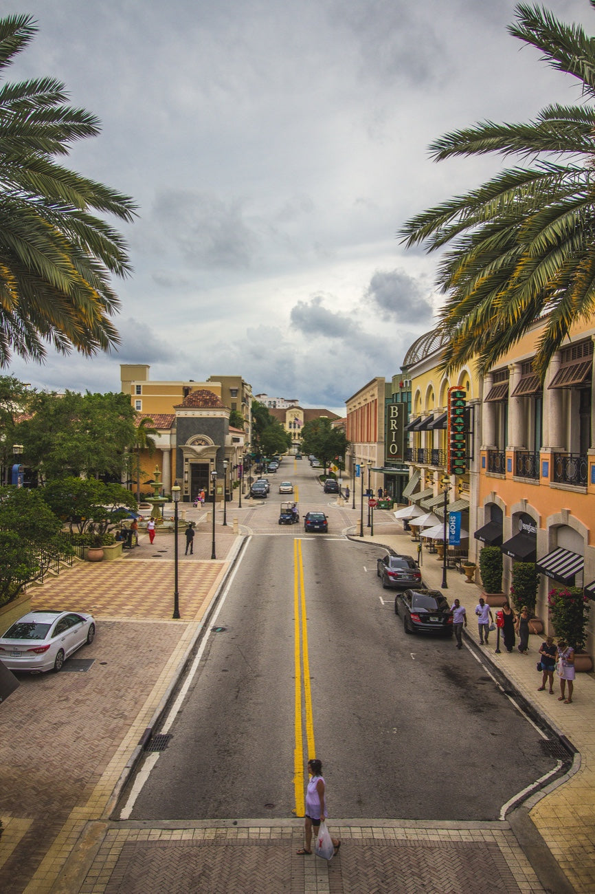 West Palm Beach from above. Photograph by Robin Mehdee.