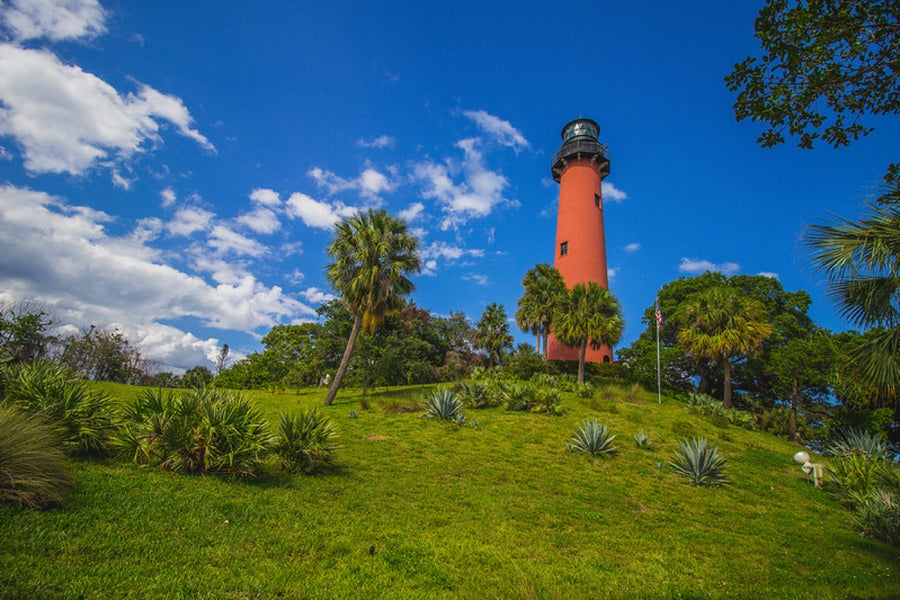 Jupiter Inlet Lighthouse. Photograph by Robin Mehdee.