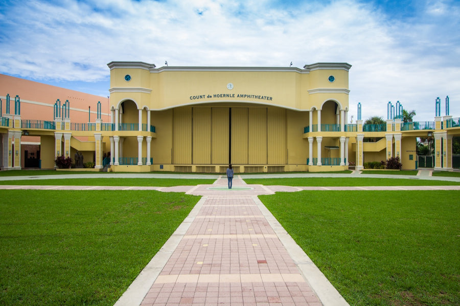 The amphitheater, Boca Raton. Photograph by Robin Mehdee.